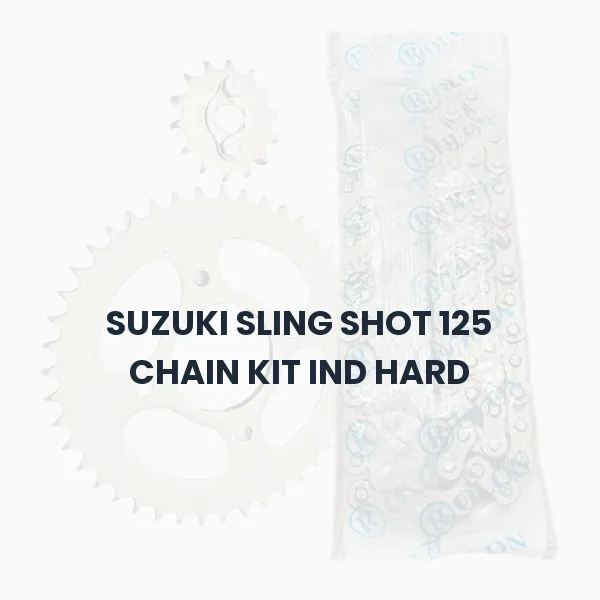SUZUKI SLING SHOT 125 CHAIN KIT IND HARD SUZUKI SLING SHOT 125 CHAIN KIT IND HARD Aftermarket Spare Part