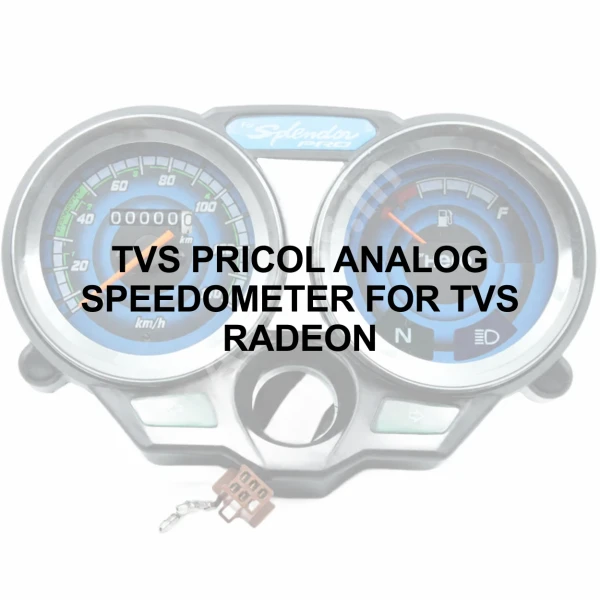 TVS PRICOL ANALOG SPEEDOMETER FOR TVS RADEON TVS PRICOL ANALOG SPEEDOMETER FOR TVS RADEON Aftermarket Spare Part
